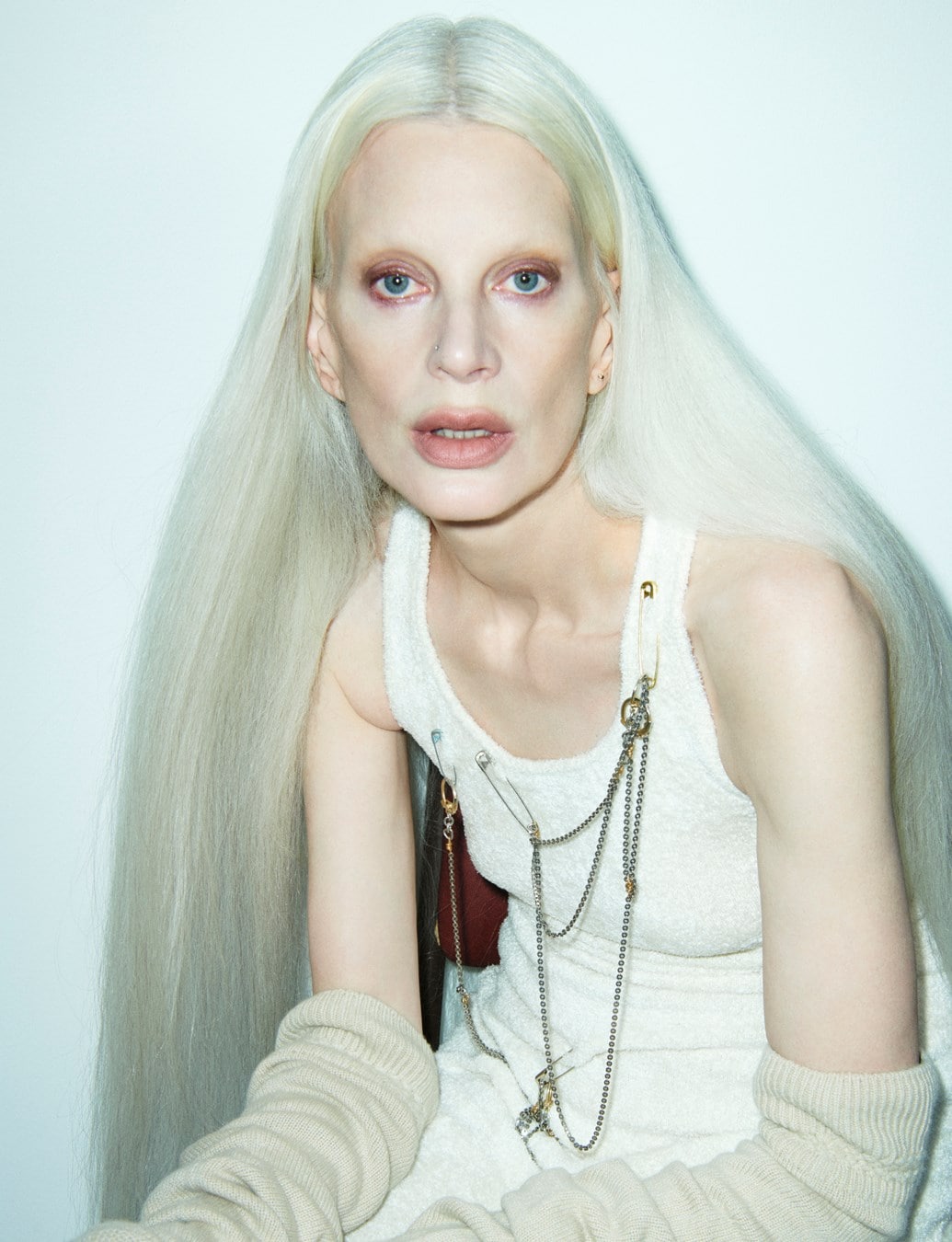 Kristen McMenamy model Drew Vickers Robbie Spencer